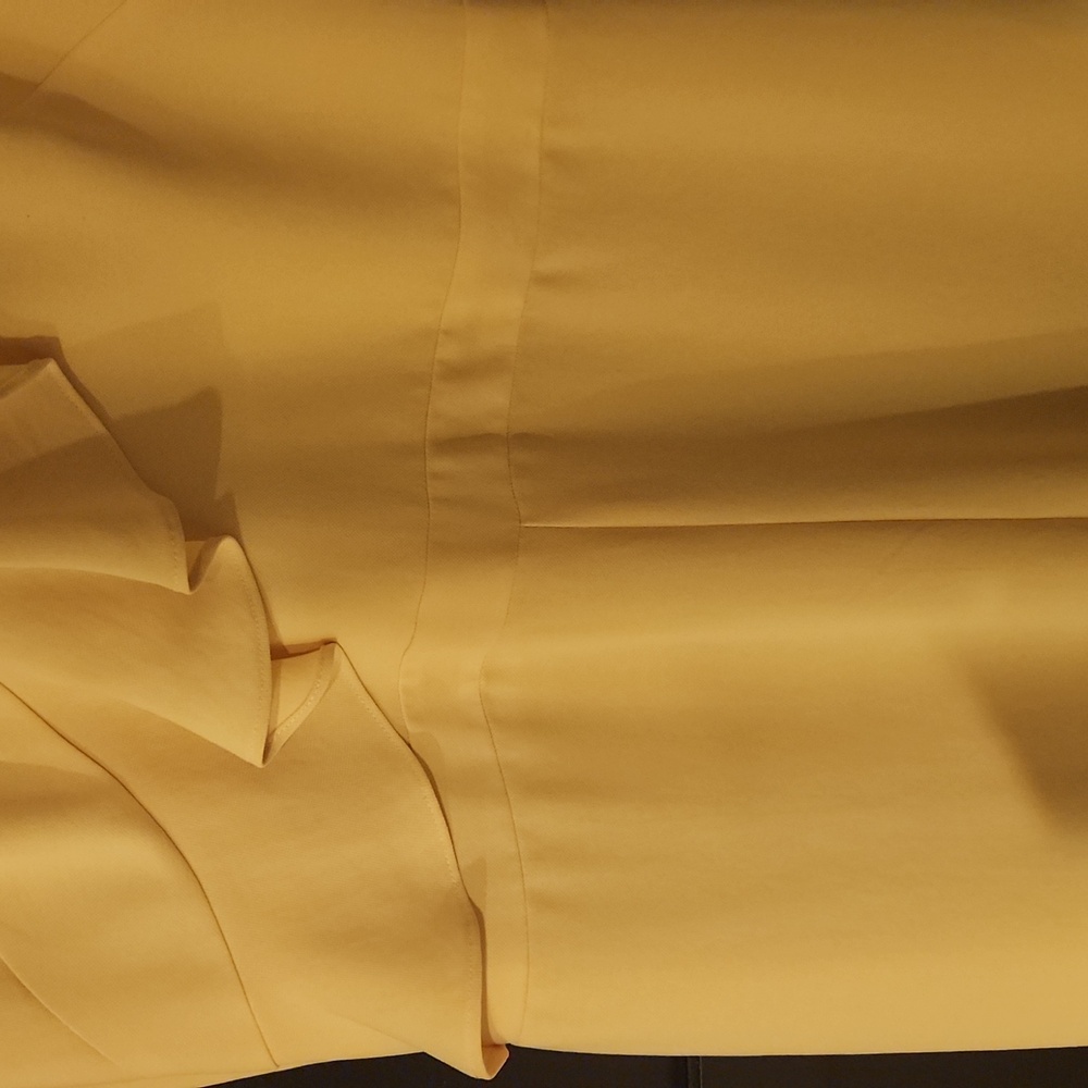 Adrianna Papell Yellow Ruffle Jumpsuit - Picture 5 of 11